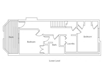 Shoreside - Lower Level Floor Plan